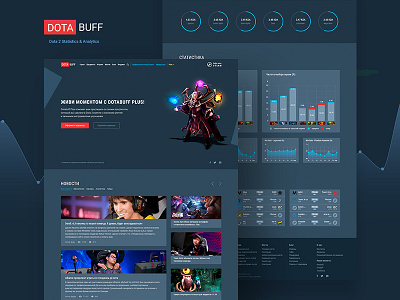 Free Dota Game Web Template branding design dota dota website freebie freebies game game website website