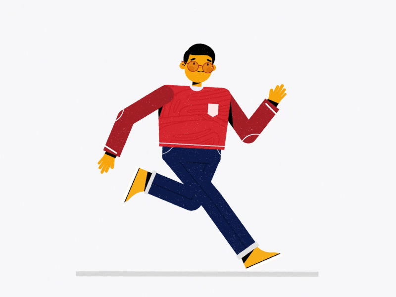 Run Cycle affinity designer animated animated gif animation animation after effects character animation character design design illustration motion design vector