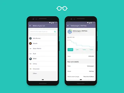 22seven Car Valuations Android 22seven android android app app budget design figma figmadesign finance fintech graphic interface interface design mobile mobile design product design ui user experience ux