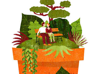 Smallest Park in the World illustration illustration art illustration design illustrations