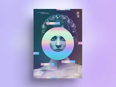 Ethno Beauty. adobe art collage collageart color gradient gradient design illustration love photoshop poster posterdesign retro surreal swiss texture type typography vector