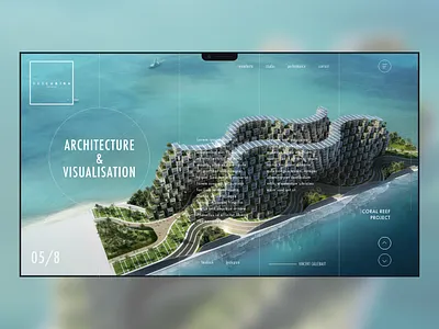 Rescubika Creations Coral Reef project concept designer landing page ui uidesign ux uxdesign webdesign website concept