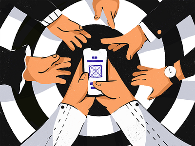 UI Color Scheme Illustration app app design blog illustration color scheme design design process design studio digital art graphic design hands illustration interaction interface mobile procreate ui usability user experience user interface ux