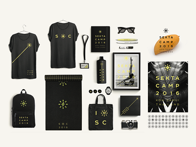 Sekta Camp / Identity / 2016 amazing camp design identity island logo minimal outfit sekta sport tropical