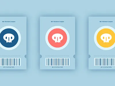 Daily UI #061: Redeem Coupon adobe xd coupon daily 100 dailychallenge design skull ticket ui