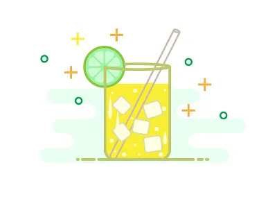 Juice colourfull cute design flat design icon illustration illustrator line logo vector