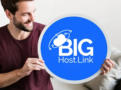 Big host logo pixelpk branding design graphic designing illustration logo logo design photoshop pixelpk vector