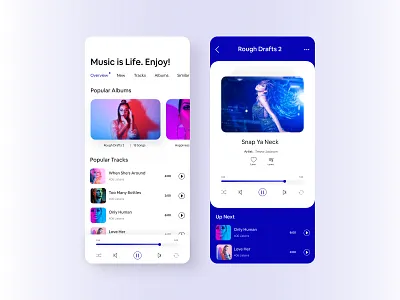 Music App UI Design app apple dashboard design free freebie icon illustration ios istiakui landing page minimal mobile app music app product design ui user interface ux web website