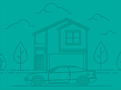 Ford Probe GT car car art daily driver ford ford probe illustration illustrator vector