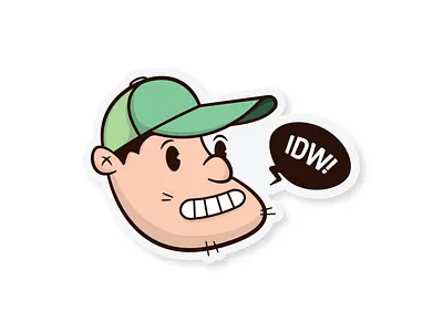 Self-Portrait Sticker cartoon follow me fun hat me self self portrait sticker stickers