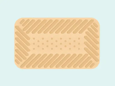 Daily Biscuit Challenge 35, The Shortcake biscuit colour design edges happy illustration rough sugar texture vector