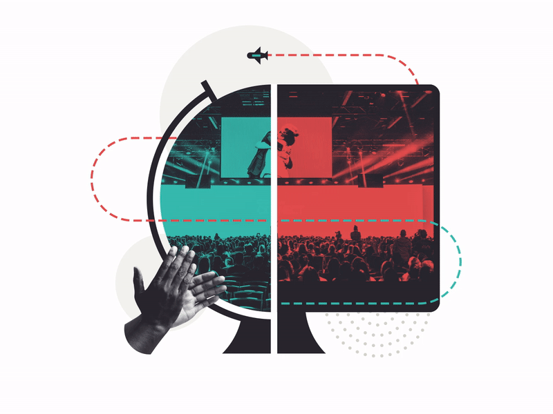 Agency EA - Trend Report - Animation 8/10 2d animation after effects animation branding design duotone event event agency flat icon illustration minimal photo illustration texture typography vector web