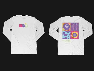 Bonnaroo bonnaroo festival longsleeve merch screenprint texture