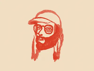 J Travis - Brain Delay - 6/21 album cover album cover art album covers artwork design drawing ep illustration los angeles music musician red