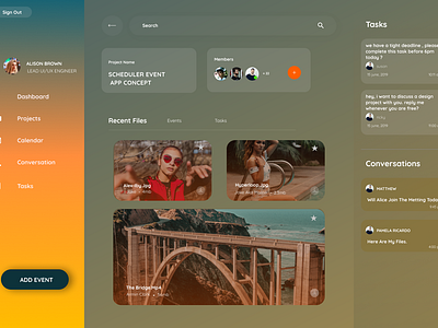 scheduler App Concept app app design branding clean design flat identity ios minimal ui ux web website