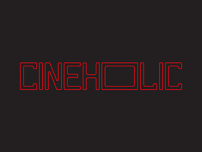 Cineholic Logo brand brand identity brand identity design brand identity designer branding branding design branding designer design geometric graphic design logo logo design logo design branding logotype minimal minimalistic design minimalistic logo typography