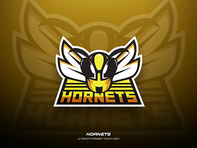 Hornets branding design frisbee illustration logo sports team ultimate vector