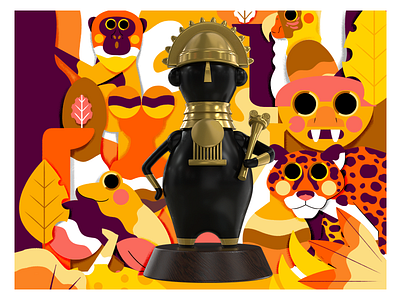 BUPO SIPA art toy ceramic ceramica colombia illustration ilustración jhonny núñez precolombino