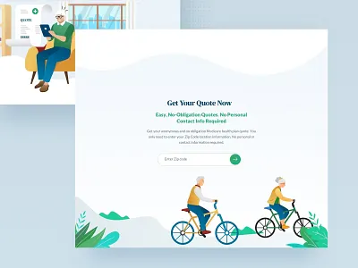 Some illustrations for new coming project get quote healthcare insurance illustration