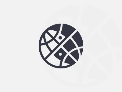 Yin Yang Globe atlas black and white earth global globe globus grid tourism travel yin yang