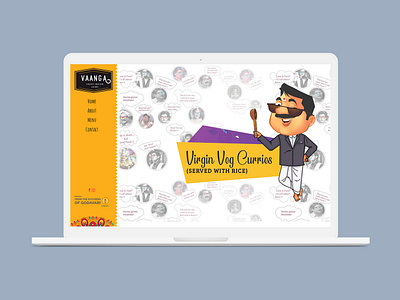 Vaanga South Indian food in Boston characters design work food menu food ui ux design illustrations design south indian food in boston vaanga vaanga restaurant in boston