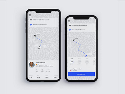 Mobile app - Concept Designs adobe blue business clean concept creative designer dribbble dribbble best shot inspiration landingpage minimal portfolio simple design taxi app taxi booking app ui ui design ux vector