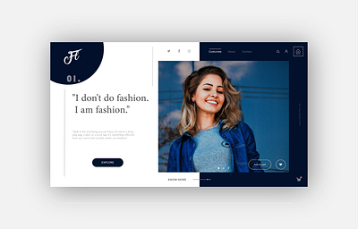 Fashion website landing page design design fashion design page fashion website ui ux web web landing page website