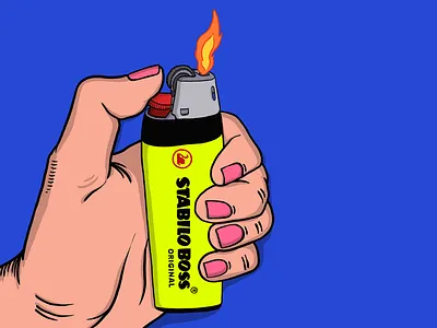 Highlighting my weekend creative design draw drawing graphics highlighter illustration lighter minimal sketch weekend