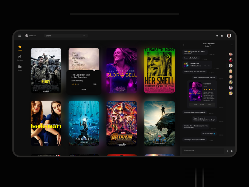 Example of Streaming Video Service