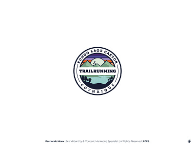 Coyhaique Trailrunning Logo brand branding design field graphic design illustration logo logofolio patagonia trailrunning vector