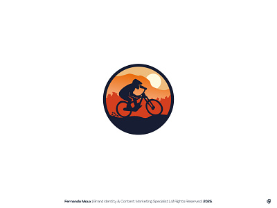 Mountainbike Logo bike brand branding graphic design illustration logo logofolio mountain bike mountainbike vector