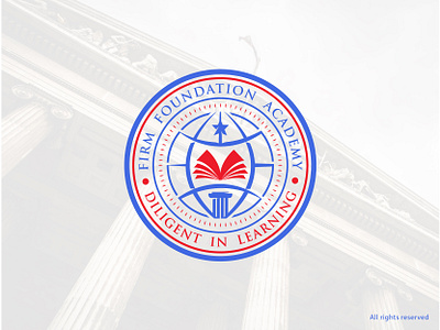 firm foundation academy 3d academy animation brand branding design elegant firm graphic design illustration logo mature modern motion graphics ui ux vector