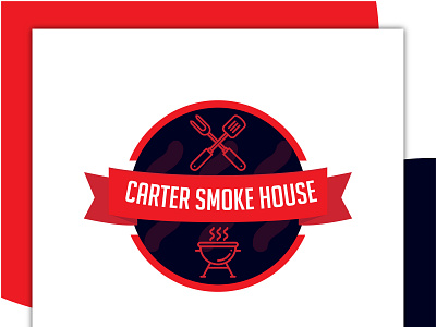 Carter Smoke House Logo Design amazing best branding business business card business card design card carter clean company corporate design house illustration logo real estate realtor smoke signal dsgn typography vector