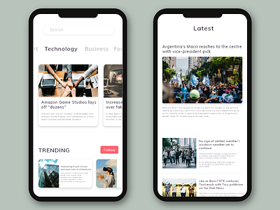 News 100daychallenge app branding challenge customer experience daily daily ui challenge design discover flat minimal minimalist minimalistic news newsfeed newspaper ui ux web website