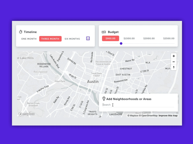 Framer & Mapbox Prototype design framer interactive mapbox maps prototype ui