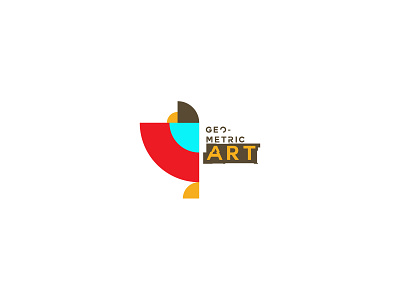 Geometric Parrot geometric icon minimal