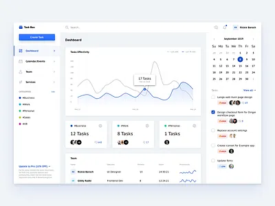 Taskbox experience concept app business dashboard icons manager task task management ui ux web