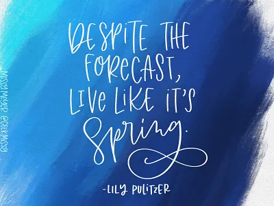 Hand-Lettered Quote hand lettering handlettered handlettering handwriting lettering lettering art painting procreate quote