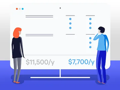 Corporate Illustration Set - 3/3 business illustration corporate illustration digital illustration illustration illustration digital interface illustration