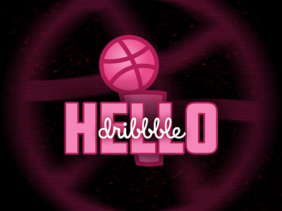 Hello Dribbble debut dribbble dribbble invite nba finals sports