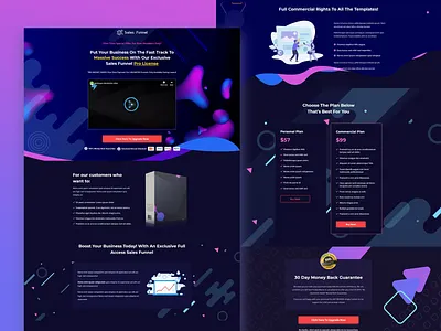 Sales Page Design (OTO) business landingpage marketing marketing agency marketing campaign sales sales page