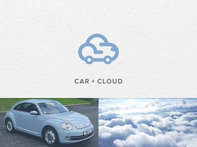 CarCloud car cloud cool data digital logo marketing marketplace modern simple