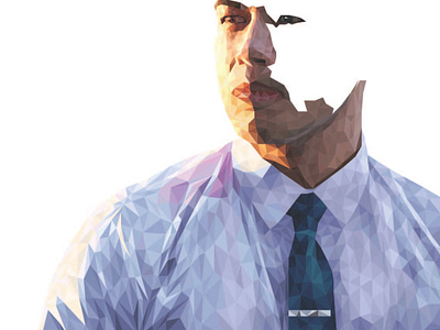 Work In Progress - PolyArt Boss design digitalart graphic design illustrator polyart polygon vector