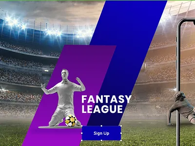 Fantasy Soccer _UI dark football highfidelity kickoff minimal sketch uae ui user interface website