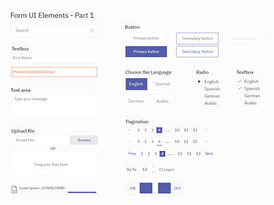 Daily UI Shot #011 - Part 1 design elements form portfolio practice ui uielements ux