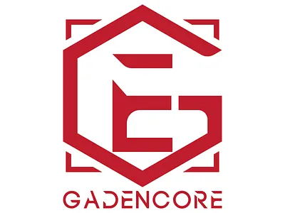 [G E] GADENCORE v2.5 brand brand design brand identity branding flat flat design logo minimal minimalism minimalist logo monogram monogram design monogram logo typography vector