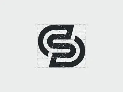 S Symbol dribbble grid identity illustration logo s logo symbol