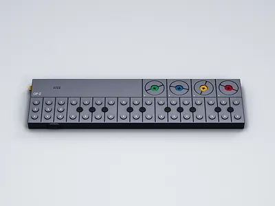 Teenage Engineering OP-Z 3d c4d cinema 4d modeling op z opz synthesizer te teenage engineering