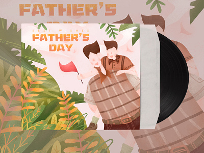 Father's Day 插图 设计