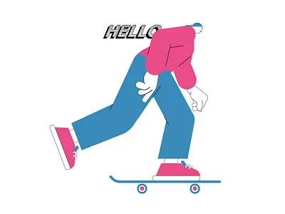 Hello hello illustration vector